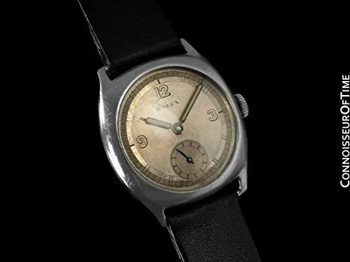 1920's Rolex Art Deco Vintage Mens Midsize Watch - Stainless Steel