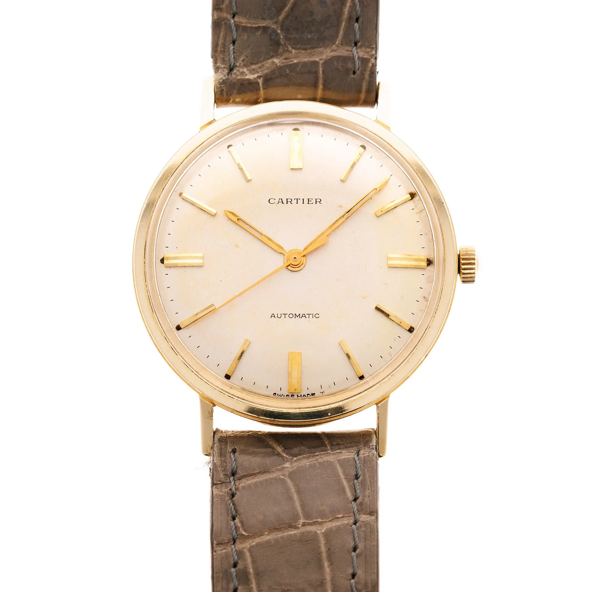 Cartier Yellow Gold Automatic Watch, 1960s