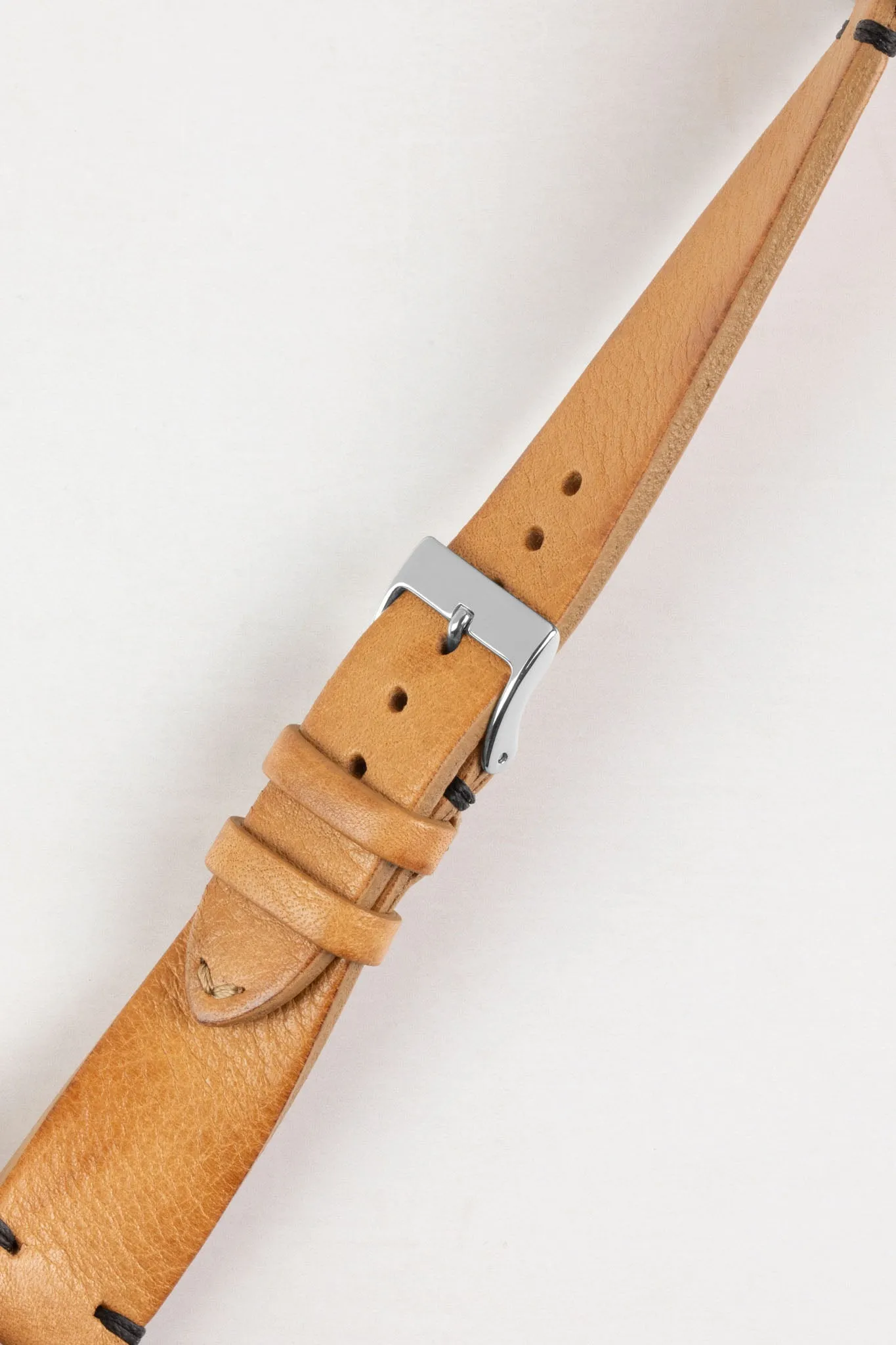 JPM NERO Vintage Leather Watch Strap in HONEY