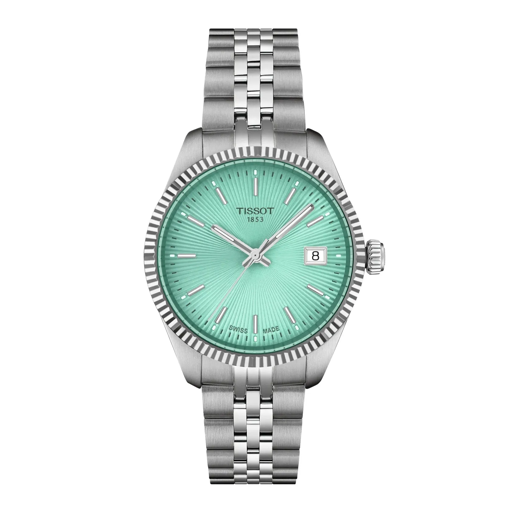 Tissot Ballade (34mm) Ladies Stainless Steel Light Green Dial Watch